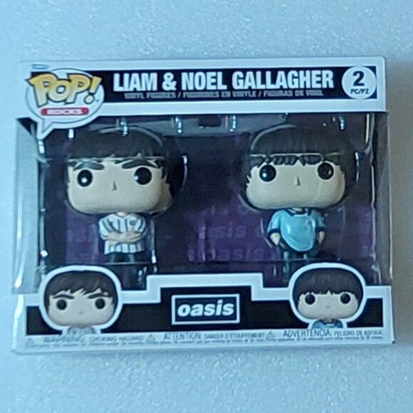 Oasis Liam and Noel Gallagher Funko Pop! Vinyl Figure 2-Pack